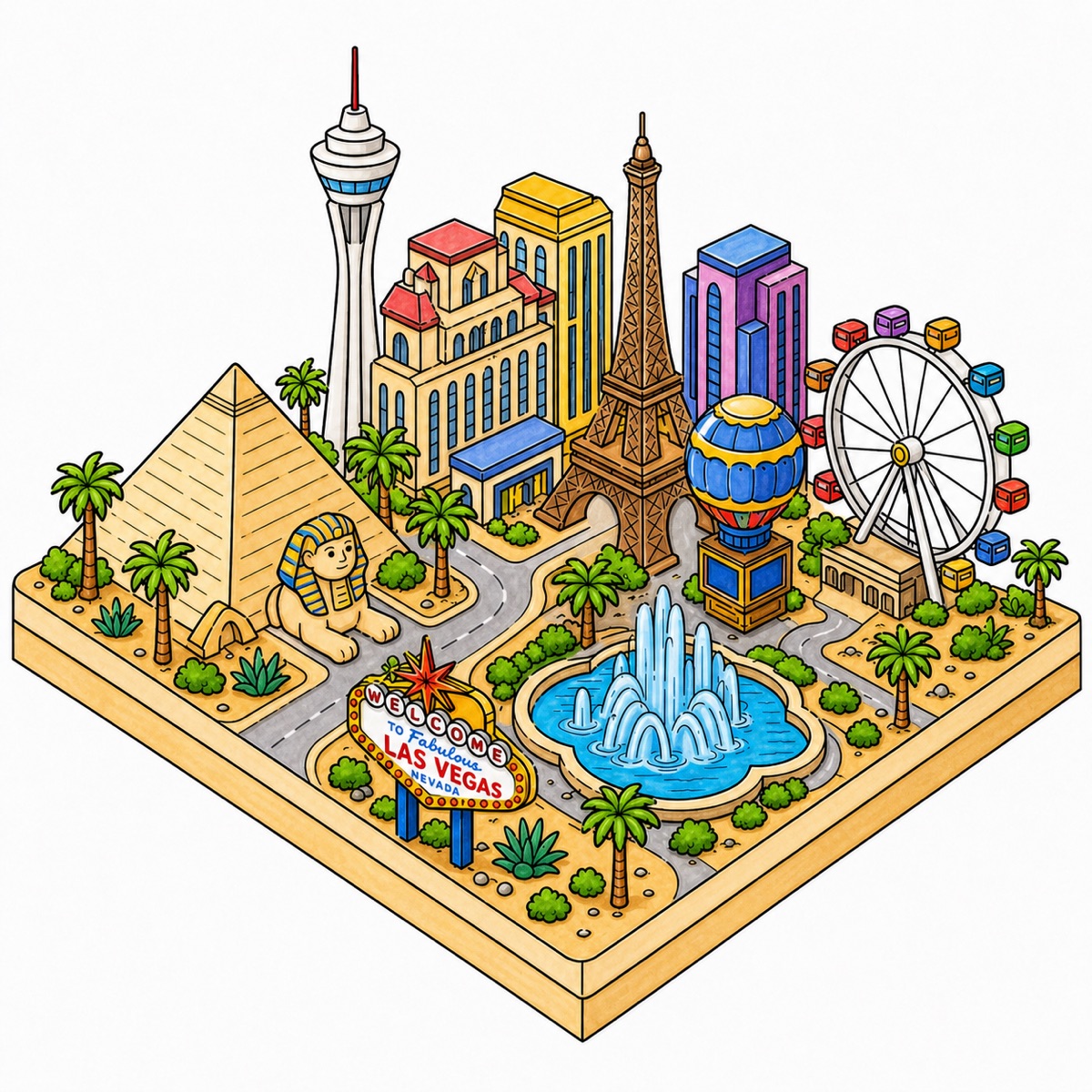 Las Vegas colorata